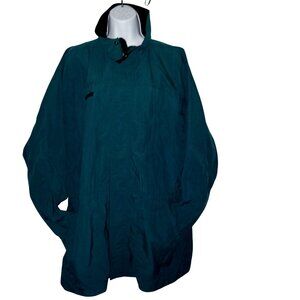 Columbia VTG Oversize Boxy Lightweight Water-resistant Windbreaker Teal Mens L